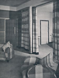Sala de estar em uma casa em Londres, projetada por Raymond McGrath, ARIBA, 1936 de Unbekannt
