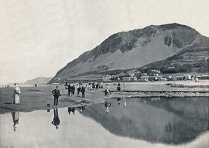 Llanfairechan - a vila e a montanha Penmaenmawr, 1895 de Unbekannt