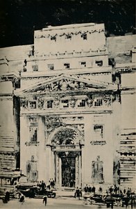 Novo edifício Lloyds: Entrada na rua Leadenhall, 1928 de Unbekannt