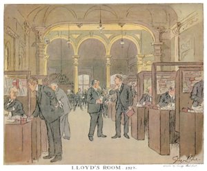Quarto Lloyds. 1927 - Visto por um perfurador, 1928 de Unbekannt