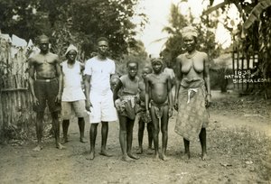 População local, Serra Leoa, século 20 de Unbekannt