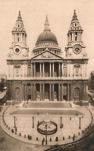 Londres, Catedral de São Paulo, 1924, c1900-1930 de Unbekannt