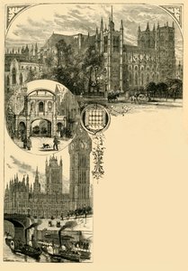 Londres. Westminster e os subúrbios ocidentais, 1881. de Unbekannt