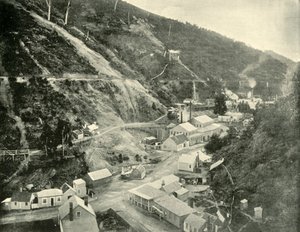Mina de ouro do túnel longo, Walhalla, 1901. de Unbekannt