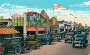Olhando para o norte na Main Street, c1939 de Unbekannt