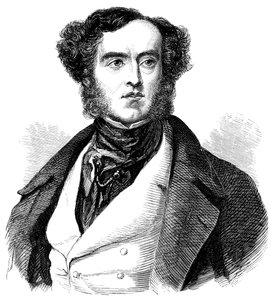 Lord George Bentinck, 1802-1848, século XIX de Unbekannt