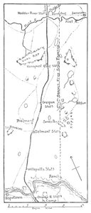 Linha de avanço de Lord Methuens para o rio Modder, 1902 de Unbekannt