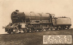 Lord Nelson, Estrada de ferro do sul, c1930. de Unbekannt