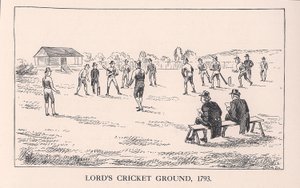 Lords cricket ground, Londres, 1793 1912 de Unbekannt