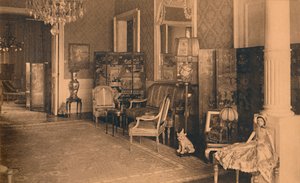 Sala Louis XVI na Embaixada Cubana em Bruxelas, Bélgica, 1927. de Unbekannt