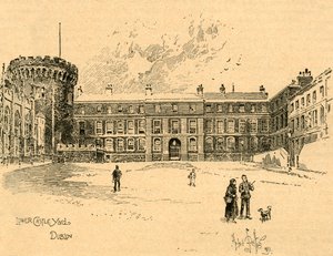 Lower Castle Yard, Dublin, Irlanda, c1890. de Unbekannt