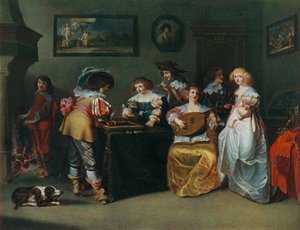 Alaúde, pintor desconhecido do século XVII, 1948 de Unbekannt