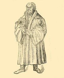 Pregação de Lutero, c1500-1520, 1890. de Unbekannt