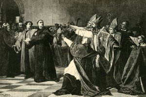 Lutero na Dieta de Worms, 1521, 1890. de Unbekannt