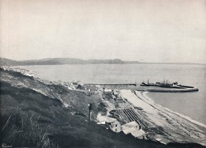 Lyme Regis - o porto, 1895 de Unbekannt