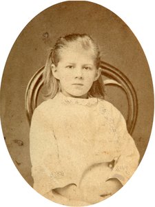 Lyubov Dostoyevskaya, filha do autor Fyodor Dostoevsky, década de 1870 de Unbekannt