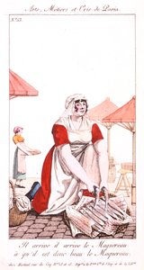 Vendedor de cavala, 1826 de Unbekannt