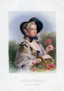 Madame de Pompadour como a bela jardineira de Unbekannt