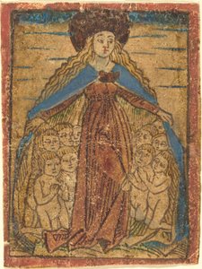 Madonna como Protetora, c. 14701480. de Unbekannt