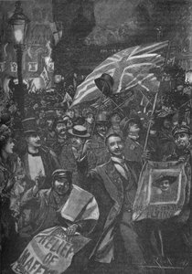 Noite de Mafeking em Londres, 1900 1906. de Unbekannt