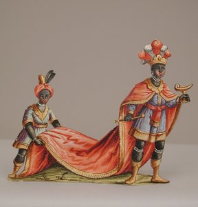 Mago com Atendente Mourisco, séc. XVIII. de Unbekannt
