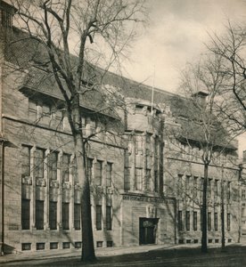 Fachada principal, Banco de Roterdã, Haia, 1920 de Unbekannt
