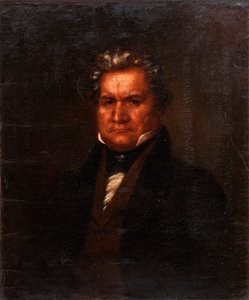 Major Ridge, Retrato do índio Cherokee, . de Unbekannt