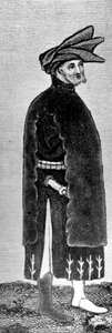 Vestido masculino, final do século XIV, 1910 de Unbekannt