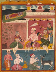 Malkaus Raga, de Ragamala, c. 1610 de Unbekannt