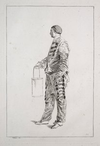 Homem de pé, década de 1700. de Unbekannt