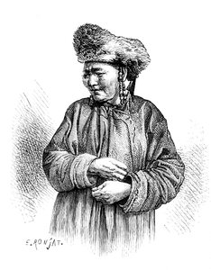 Mulher Manchu, c1890 de Unbekannt