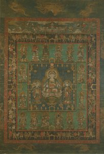 Mandala de Hannya Bosatsu, século XIV. de Unbekannt