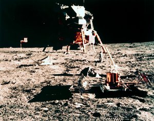 Voo espacial tripulado, EUA, experiências lunares Apollo 11 Apollo 11 de Unbekannt