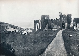 Manorbier - o castelo, 1895 de Unbekannt