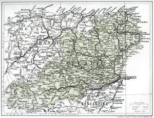Mapa de Aberdeenshire, 1924-1926 de Unbekannt
