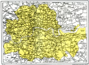 Mapa de Londres, 1924-1926 de Unbekannt