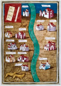 Mapa da Palestina (miniatura) de Unbekannt