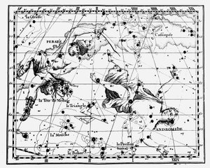 Mapa das constelações estelares, 1775 de Unbekannt