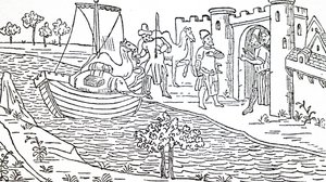 Marco Polo e os seus tios chegam a Hormuz. de Unbekannt