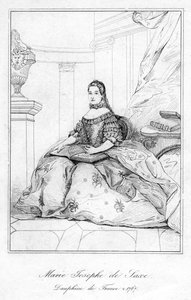 Marie-Josèphe da Saxônia, Dauphine da França de Unbekannt