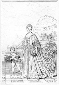 Marie Adelaide de Savoie, Duquesa de Bourgogne, século XVII de Unbekannt