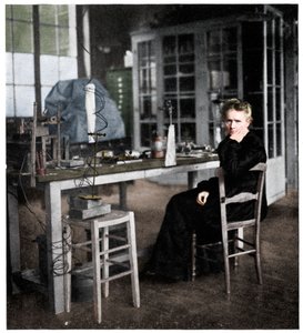 Marie Curie, físico francês nascido na Polônia, c1920. de Unbekannt