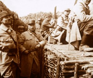 Trincheiras Hammer, Carency, norte da França, c1914-c1918. de Unbekannt