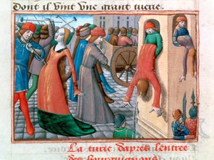 Massacre dos Armagnacs pelos Bourguignons, Paris, 1418, 1484 de Unbekannt