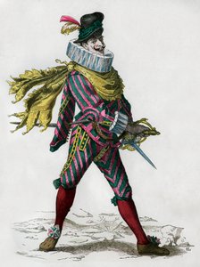 Capitão Matamore, assassino contratado, tipo espanhol, século XVII 1882-1884 de Unbekannt