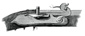 Matchlock, final do século XVII, da Torre de Londres, c1880 de Unbekannt