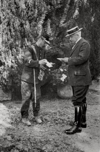 Maurice Maeterlinck, dramaturgo, poeta e ensaísta belga, 1915 de Unbekannt