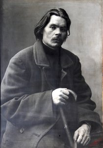 Maxim Gorky, autor russo, c1901-c1902 de Unbekannt