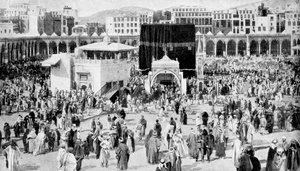 Grande mesquita de Meca, Meca, Arábia Saudita, 1922 de Unbekannt