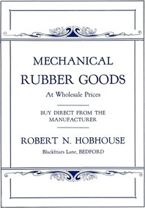 Artigos mecânicos de borracha - Robert N. Hobhouse, 1916 de Unbekannt